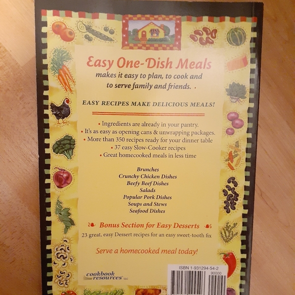 Easy One Dish Meals Cookbook - Picture 2 of 4